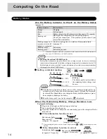 Preview for 14 page of Panasonic CF-25 Operation Instructions Manual