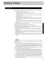 Preview for 15 page of Panasonic CF-25 Operation Instructions Manual