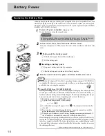 Preview for 16 page of Panasonic CF-25 Operation Instructions Manual