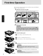 Предварительный просмотр 8 страницы Panasonic CF-27LBAGHEM - Toughbook 27 - PIII 500 MHz Operating Instructions Manual