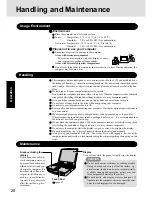 Предварительный просмотр 20 страницы Panasonic CF-27LBAGHEM - Toughbook 27 - PIII 500 MHz Operating Instructions Manual