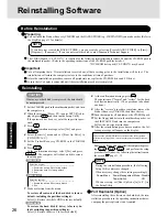 Предварительный просмотр 26 страницы Panasonic CF-27LBAGHEM - Toughbook 27 - PIII 500 MHz Operating Instructions Manual