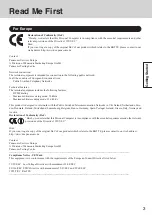 Preview for 3 page of Panasonic CF-29 Series Operating Instructions Manual