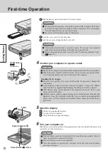 Preview for 12 page of Panasonic CF-29 Series Operating Instructions Manual