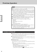 Preview for 16 page of Panasonic CF-29 Series Operating Instructions Manual