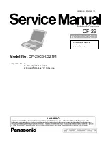 Preview for 1 page of Panasonic CF-29C3KGZ1M Service Manual