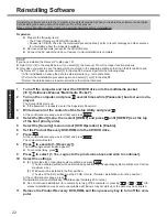 Preview for 22 page of Panasonic CF-30 Series Operating Instructions Manual