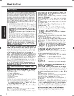 Preview for 8 page of Panasonic CF-31 Series Operating Instructions Manual