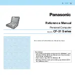 Preview for 1 page of Panasonic CF-31 Series Reference Manual