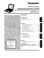 Preview for 1 page of Panasonic CF-35 Operating Instructions Manual