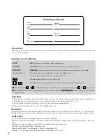 Preview for 2 page of Panasonic CF-35 Operating Instructions Manual