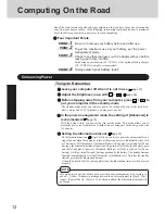 Preview for 12 page of Panasonic CF-35 Operating Instructions Manual