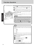 Preview for 12 page of Panasonic CF-37 Series Operating Instructions Manual