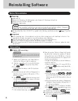 Preview for 8 page of Panasonic CF-37 Series Supplementary Instructions Manual