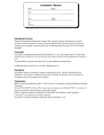 Preview for 2 page of Panasonic CF-41 MK III Operating Instructions Manual