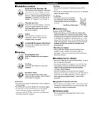 Preview for 6 page of Panasonic CF-41 MK III Operating Instructions Manual