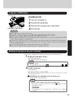 Preview for 13 page of Panasonic CF-45 Series Operating Instructions Manual