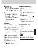 Preview for 21 page of Panasonic CF-45 Series Operating Instructions Manual