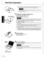 Предварительный просмотр 12 страницы Panasonic CF-50GB2UUKM - Toughbook 50 - Pentium M 1.6 GHz User Manual