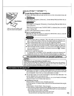 Предварительный просмотр 15 страницы Panasonic CF-50GB2UUKM - Toughbook 50 - Pentium M 1.6 GHz User Manual