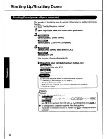 Preview for 18 page of Panasonic CF-50GB2UUKM - Toughbook 50 - Pentium M 1.6 GHz User Manual