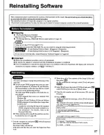 Предварительный просмотр 27 страницы Panasonic CF-50GB2UUKM - Toughbook 50 - Pentium M 1.6 GHz User Manual