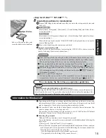 Preview for 15 page of Panasonic CF-50GB2UUKM - Toughbook 50 - Pentium M 1.6... Operating Instructions Manual