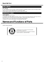 Preview for 4 page of Panasonic CF-51 B Series Supplementary Instructions Manual