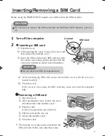 Предварительный просмотр 5 страницы Panasonic CF-52 Series Supplementary Instructions Manual