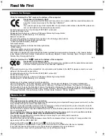 Preview for 3 page of Panasonic CF-52AJCBUAE Operating Instructions Manual