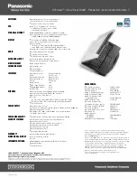 Предварительный просмотр 2 страницы Panasonic CF-52CCABXBM - Toughbook 52 - Core 2 Duo 1.8 GHz Specifications