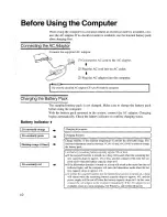 Preview for 10 page of Panasonic CF-62 Series Operating Instructions Manual