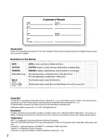 Preview for 2 page of Panasonic CF-63LYJ8AAM/E User Manual