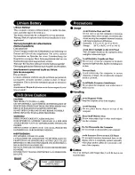 Preview for 4 page of Panasonic CF-63LYJ8AAM/E User Manual