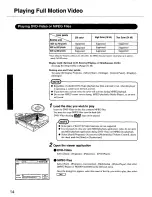 Preview for 14 page of Panasonic CF-63LYJ8AAM/E User Manual