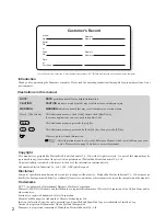 Preview for 2 page of Panasonic CF-71 Series Operating Instructions Manual