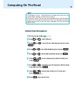 Preview for 16 page of Panasonic CF-71 Series Reference Manual