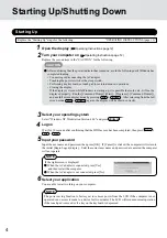 Preview for 4 page of Panasonic CF-71 Series Supplementary Instructions Manual