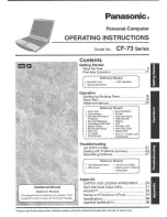 Предварительный просмотр 1 страницы Panasonic CF-73E3KVXKM User Manual