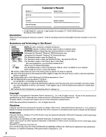 Предварительный просмотр 2 страницы Panasonic CF-73E3KVXKM User Manual