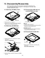 Предварительный просмотр 33 страницы Panasonic CF-73ECLTXKM - Toughbook 73 - Pentium M 1.4... Service Manual