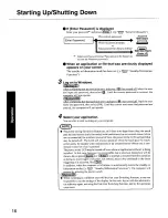 Preview for 16 page of Panasonic CF-73JCLTXKM - Toughbook 73 - Pentium M 1.6 GHz User Manual