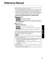 Предварительный просмотр 19 страницы Panasonic CF-73JCLTXKM - Toughbook 73 - Pentium M 1.6 GHz User Manual