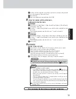 Предварительный просмотр 13 страницы Panasonic CF-73JCLTXKM - Toughbook 73 - Pentium M 1.6... Operating Instructions Manual