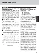 Preview for 3 page of Panasonic CF-73N3LTSKM - Toughbook 73 - Pentium M 1.7 GHz Operating Instructions Manual