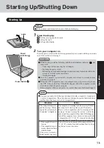 Preview for 15 page of Panasonic CF-73N3LTSKM - Toughbook 73 - Pentium M 1.7 GHz Operating Instructions Manual