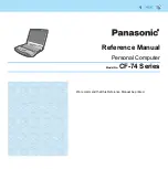 Panasonic CF-74 Series Reference Manual preview