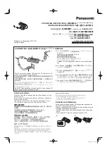 Preview for 1 page of Panasonic CF-AA6503A Series Operating Instructions Manual