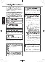 Предварительный просмотр 2 страницы Panasonic CF-AX3 Series Operating Instructions Manual