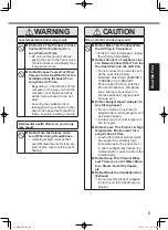 Предварительный просмотр 5 страницы Panasonic CF-AX3 Series Operating Instructions Manual